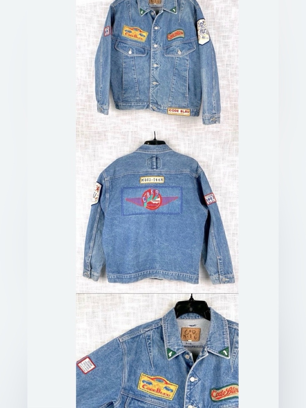 Code Blue Vintage Patch Men's Denim jacket